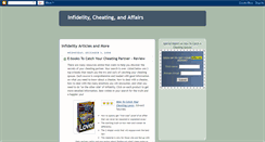 Desktop Screenshot of infidelity-cheating-affairs.blogspot.com