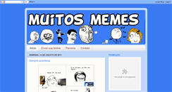 Desktop Screenshot of muitosmemes.blogspot.com