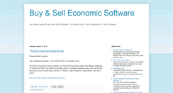 Desktop Screenshot of economicsoftware.blogspot.com