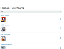 Tablet Screenshot of facebookfunnyshares.blogspot.com