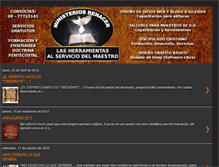 Tablet Screenshot of ministeriosrenacer.blogspot.com