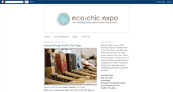 Desktop Screenshot of ecochicexpo.blogspot.com