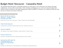 Tablet Screenshot of budgethotelvancouver.blogspot.com