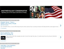 Tablet Screenshot of anotherblackconservative.blogspot.com