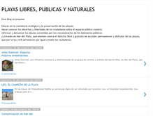 Tablet Screenshot of playas-libres.blogspot.com