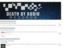 Tablet Screenshot of deathbyaudiorecords.blogspot.com