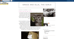 Desktop Screenshot of graceandellathegirls.blogspot.com