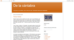 Desktop Screenshot of delacantabra.blogspot.com