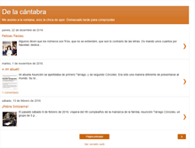Tablet Screenshot of delacantabra.blogspot.com