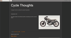 Desktop Screenshot of cycle-thoughts.blogspot.com