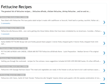 Tablet Screenshot of fettucinerecipes.blogspot.com