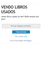 Mobile Screenshot of librosusadosvendo.blogspot.com