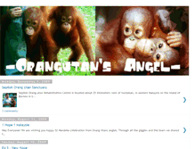 Tablet Screenshot of orangutansarecute.blogspot.com
