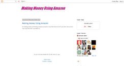 Desktop Screenshot of makingmoneyusingamazon.blogspot.com