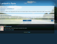 Tablet Screenshot of lamberthsrants.blogspot.com