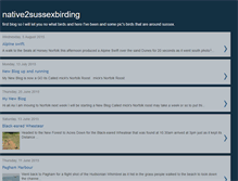 Tablet Screenshot of native2sussexbirding.blogspot.com