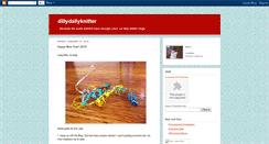 Desktop Screenshot of dillydallyknitter.blogspot.com