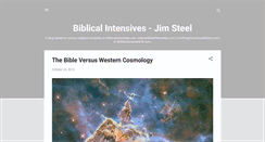 Desktop Screenshot of biblicalintensives.blogspot.com