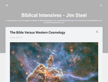 Tablet Screenshot of biblicalintensives.blogspot.com