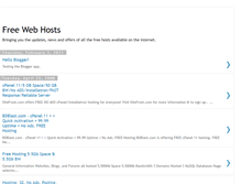 Tablet Screenshot of freehostingoffers.blogspot.com