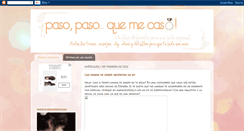 Desktop Screenshot of pasopasoquemecaso.blogspot.com