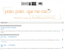 Tablet Screenshot of pasopasoquemecaso.blogspot.com