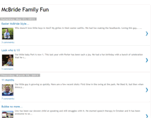 Tablet Screenshot of mcbridefamilyfun.blogspot.com