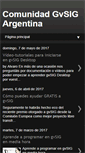 Mobile Screenshot of gvsig-argentina.blogspot.com