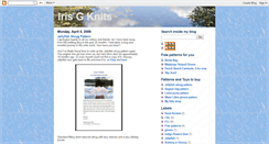 Desktop Screenshot of irisgknits.blogspot.com