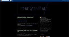 Desktop Screenshot of martynwithay.blogspot.com