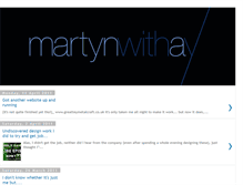 Tablet Screenshot of martynwithay.blogspot.com