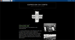 Desktop Screenshot of festivaldecineexpresionencorto.blogspot.com