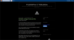 Desktop Screenshot of filosofiaeteologia.blogspot.com