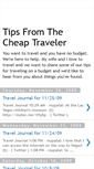 Mobile Screenshot of cheaptraveler.blogspot.com