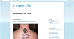 Desktop Screenshot of annapernilla.blogspot.com