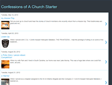 Tablet Screenshot of confessionsofachurchstarter.blogspot.com