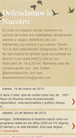 Mobile Screenshot of defendamoslonuestro2.blogspot.com