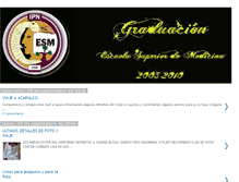 Tablet Screenshot of graduacionesm2010.blogspot.com