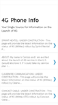 Mobile Screenshot of 4gphoneinfo.blogspot.com