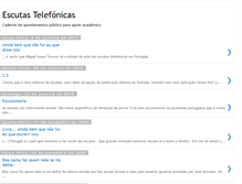 Tablet Screenshot of escutas-telefonicas.blogspot.com