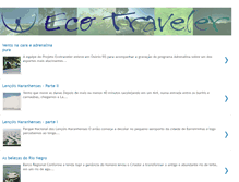 Tablet Screenshot of ecotraveling.blogspot.com