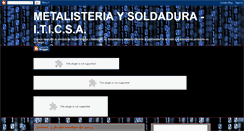 Desktop Screenshot of metalisteriaysoldadura-iticsa-rcc.blogspot.com