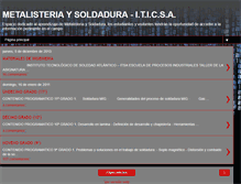 Tablet Screenshot of metalisteriaysoldadura-iticsa-rcc.blogspot.com