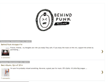 Tablet Screenshot of behindpunk.blogspot.com