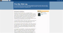 Desktop Screenshot of myfivestar.blogspot.com