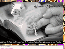 Tablet Screenshot of mendezmoments.blogspot.com