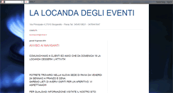 Desktop Screenshot of lalocandadeglieventi.blogspot.com