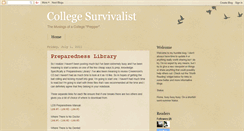 Desktop Screenshot of college-survivalist.blogspot.com