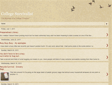 Tablet Screenshot of college-survivalist.blogspot.com