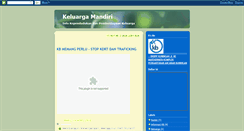 Desktop Screenshot of keluargamandiri.blogspot.com